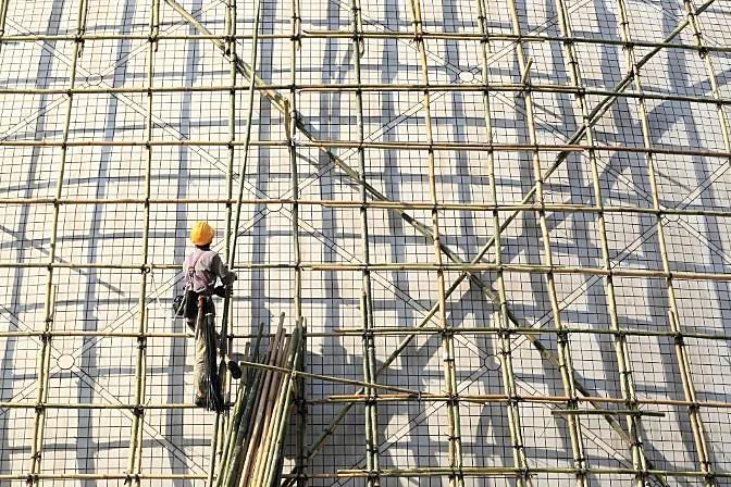 Scaffolding training in Pretoria — hands-on scaffold erection practice at Real Skills Technical FET